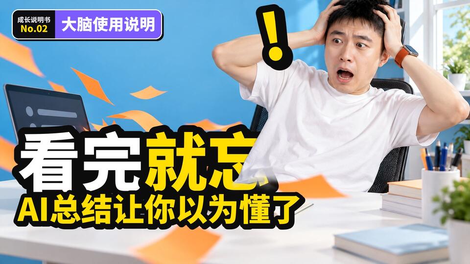 看完AI总结,为什么一用就忘 封面